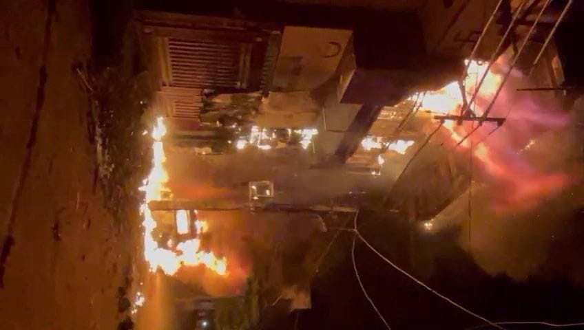 Fierce fire in the house due to short circuit, all the goods burnt to ashes, incident of late Sunday evening in Krishna Colony