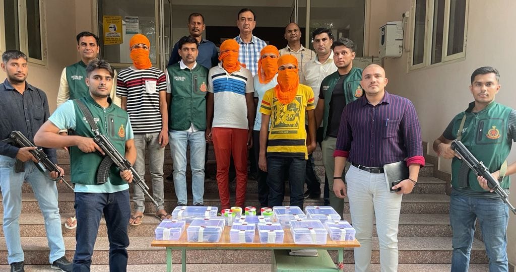Delhi: Four shooters who came to kill Tillu arrested, two miscreants absconding, 9 pistols and 123 cartridges recovered