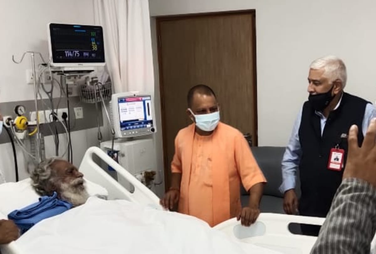 Lucknow: The condition of Mahant Nritya Gopaldas improved, the Chief Minister reached Medanta, the doctors knew the situation