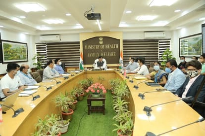 Coronavirus: Dr Mansukh mandaviya meeting with stakeholders