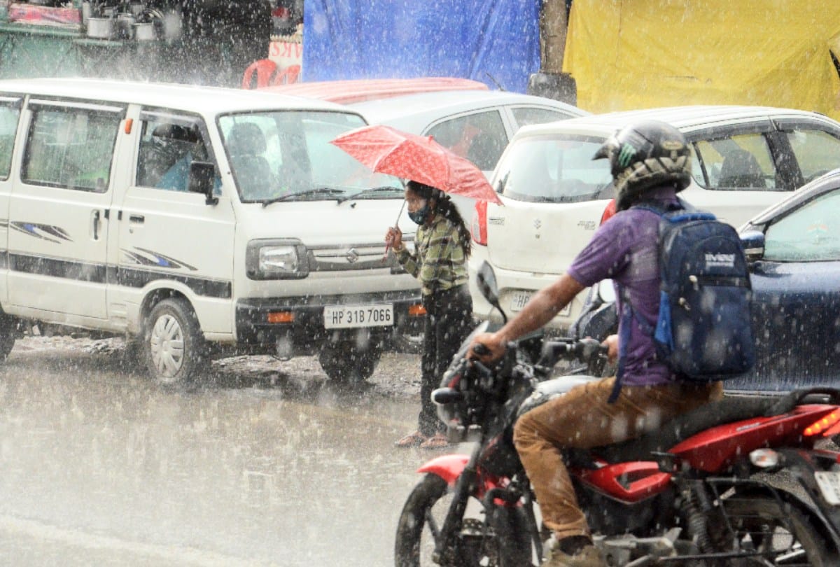himachal weather update: Light snowfall on the high peaks of Himachal, rainfall in Dharamsala-Kullu