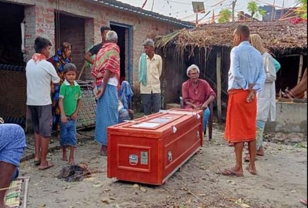 Death of ballia resident youth three months ago in Saudi Arabia dead body came to his village after may efforts