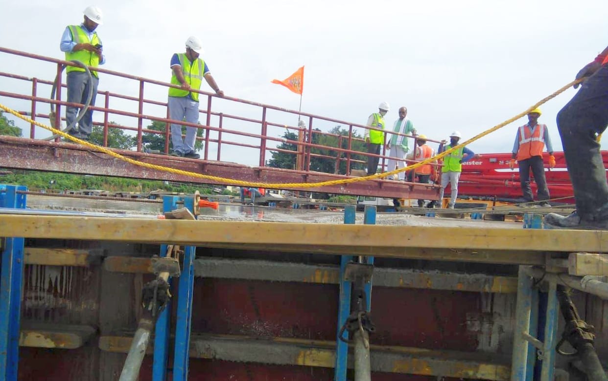 The work of the second phase of the foundation will be completed in October