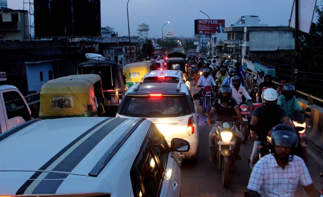 Morning or evening Varansi city is jammed all day people are upset