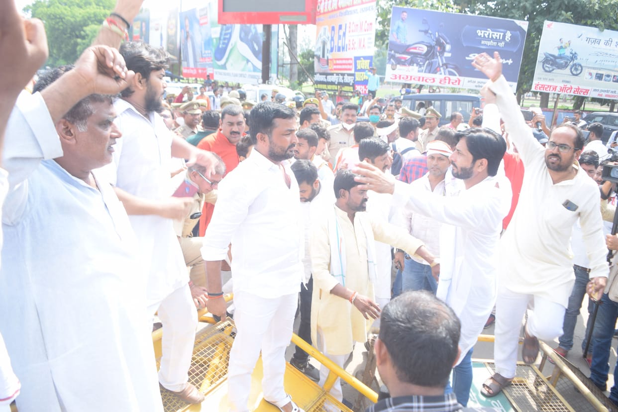 Demonstrations throughout the day, procession taken out in the evening