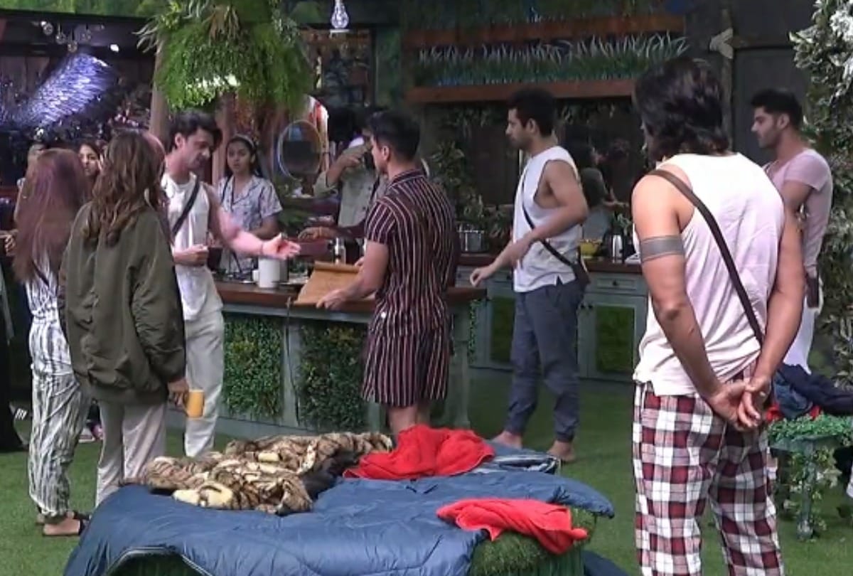 bigg boss 15 contestants shamita shetty and pratik sehajpal took everyone's clothes and thing after order