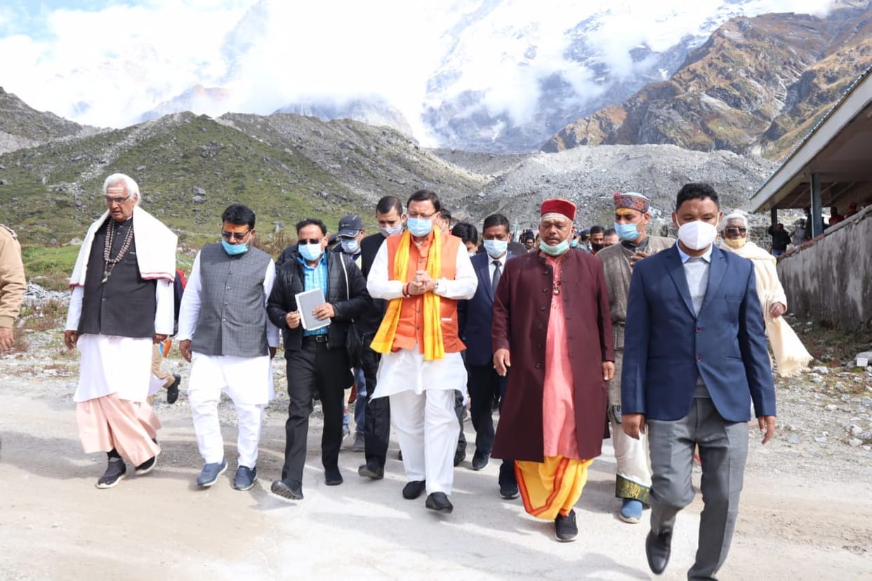 Uttarakhand News: CM Pushkar singh dhami visited Kedarnath Dham Today