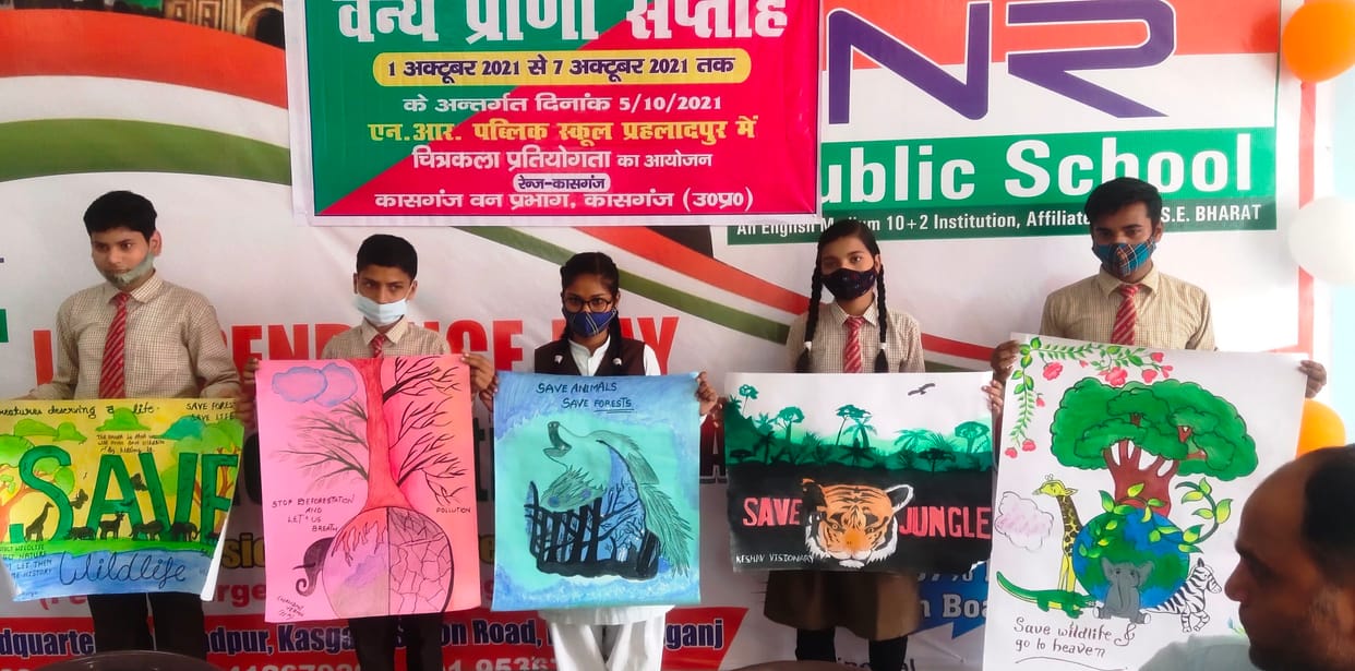 drawing comptition,NR public school,NR public school kasganj