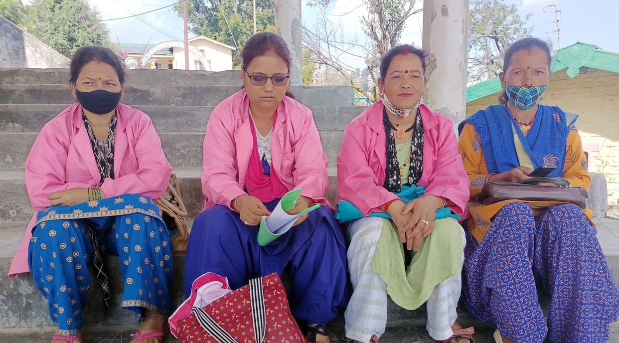Asha workers started strike in Pithoragarh
