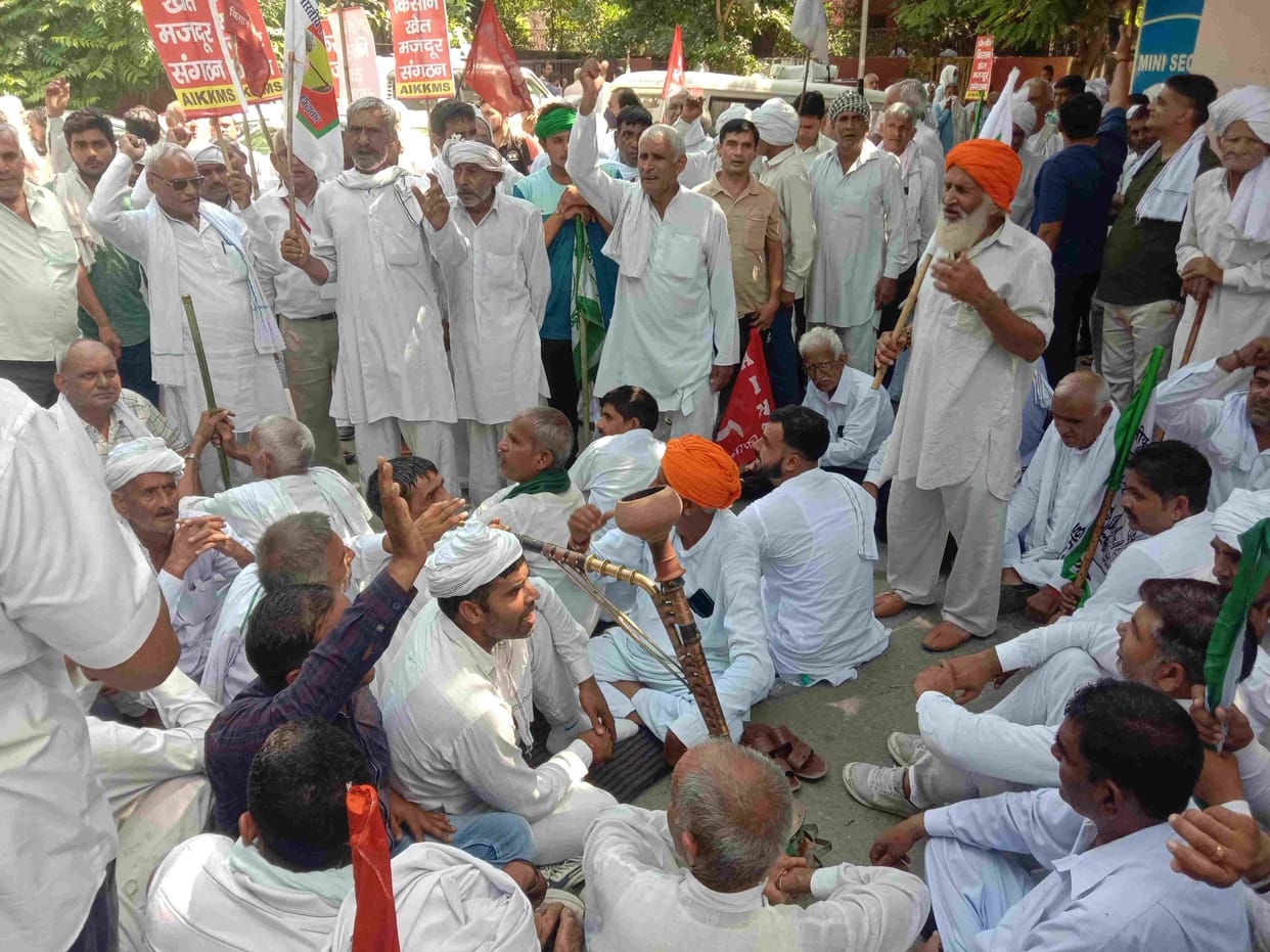 Farmer protest OPPOSE LAKHEEMPUR  KAND