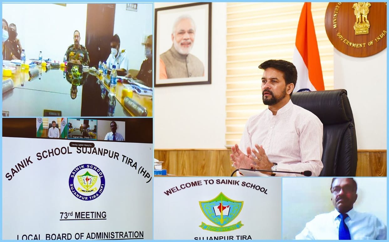 Set a target to include Sainik School in top three: Anurag