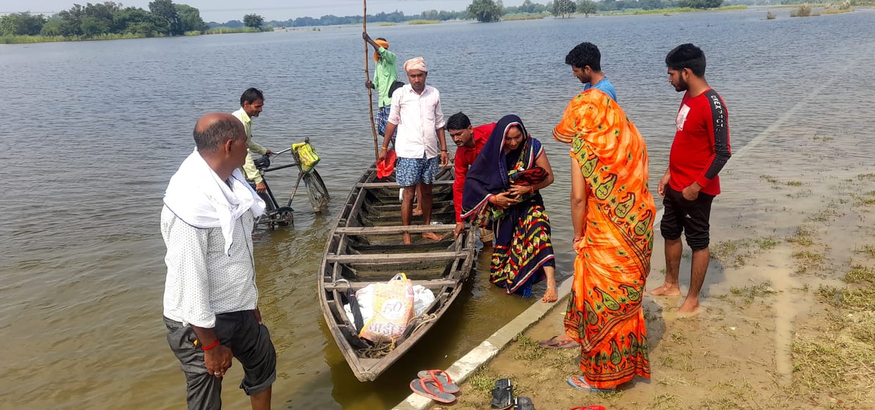 A boat proving to be insufficient for a population of 12 thousand