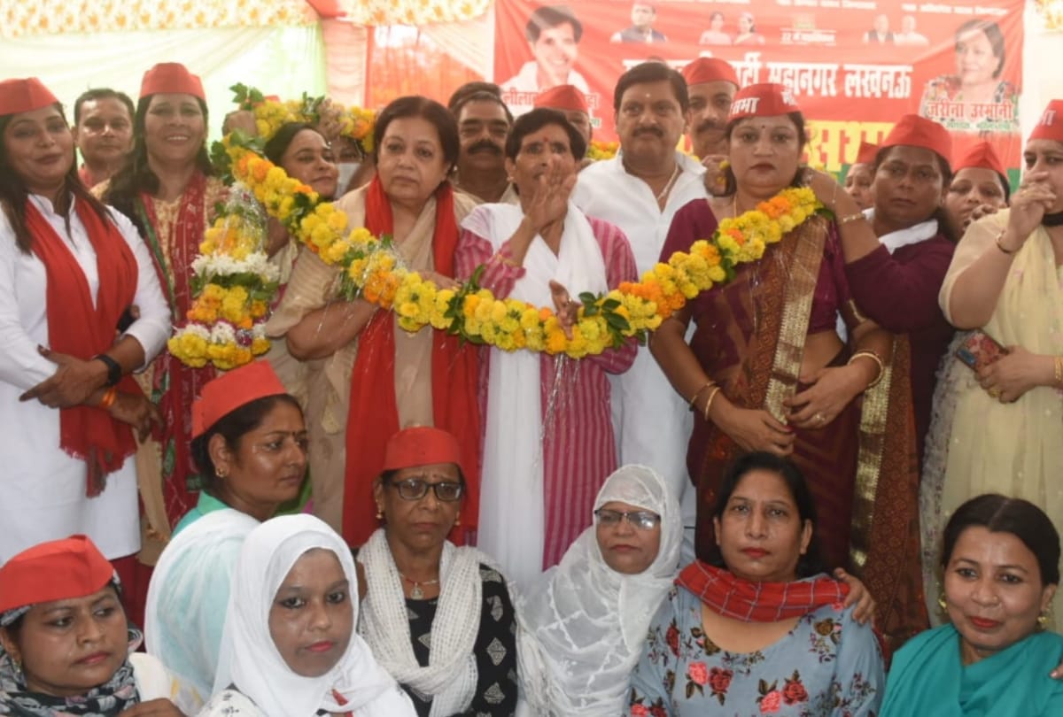 Lucknow: SP State President Lilavati attacked BJP, said - cases of women harassment increased in BJP rule