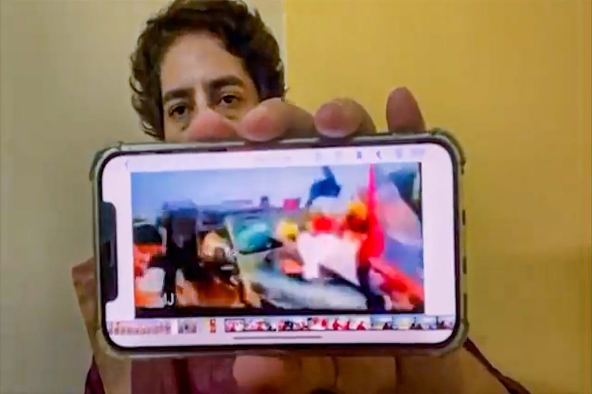 Lakhimpur Kheri Violence: Priyanka gandhi vadra addressed people through phone, asked questions to PM Modi