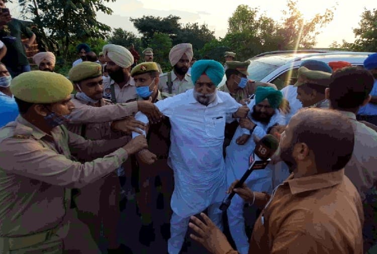 UP Police detained several MLAs including Deputy CM of Punjab