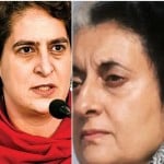 प्रियंका गांधी और इंदिरा गांधी(फाइल फोटो)