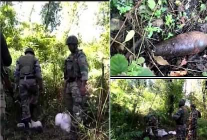 भारतीय सेना को एक जिंदा मोर्टार मिला