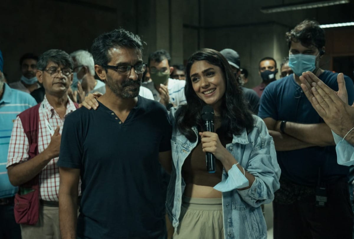 Mrunal Thakur playing ishaan khatter sister in Raja Krishna Menon film Pippa