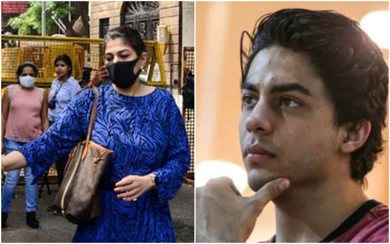 Shah Rukh Khan Manager Pooja Dadlani Meet Aryan Khan at NCb Office