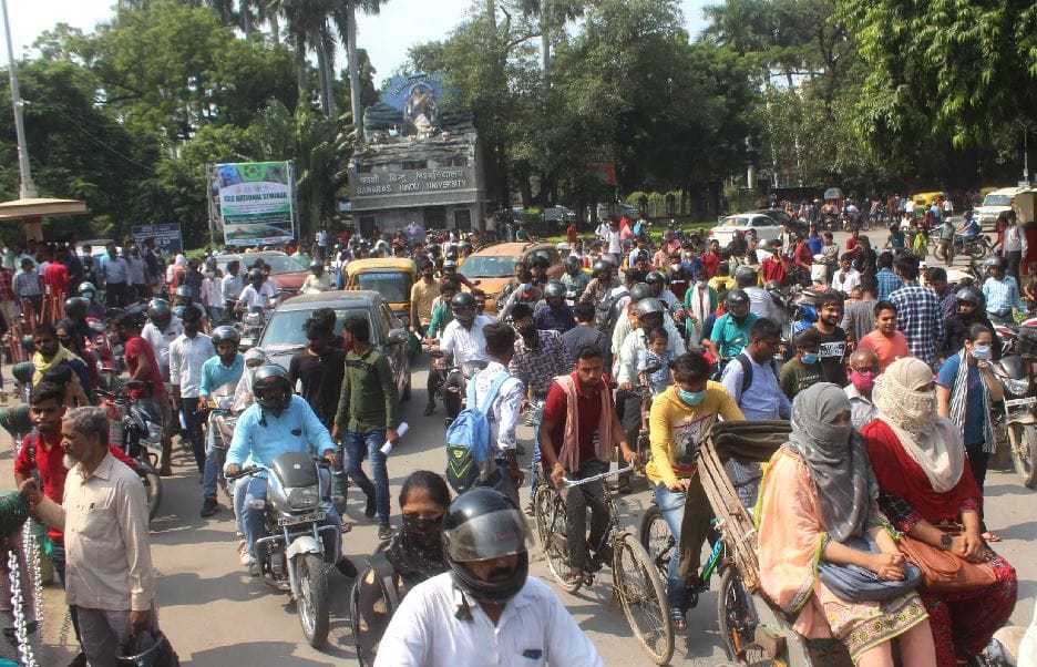 Question on NTA arrangement of BHU Entrance 2021 campaign started on social media regarding delay in admit card and other issues