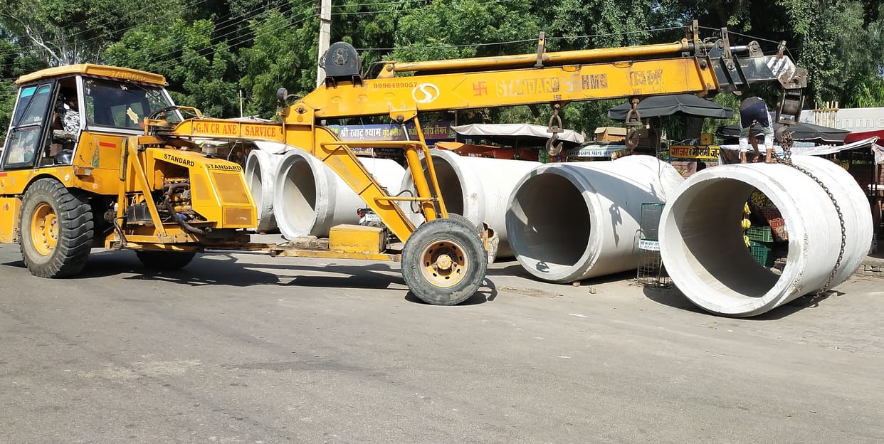 Amrit Yojana: Drainage work started again on the orders of NAP, pipe started coming