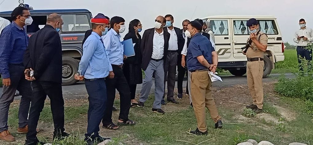 Inspection for land.