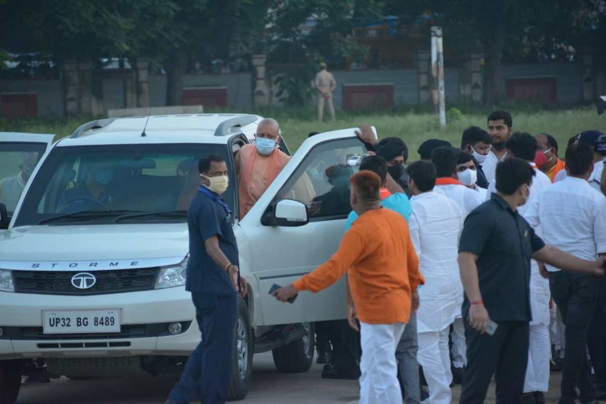 cm yogi adityanath in varanasi on two days visit reviewed development works and law and order 