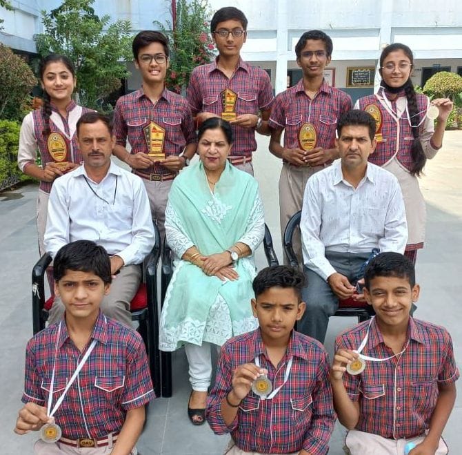 DAV students won in Yoga