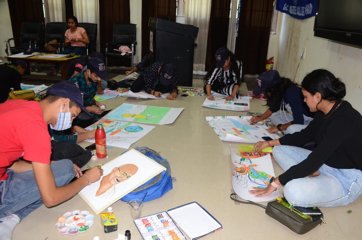 Poster making competetion in kathua