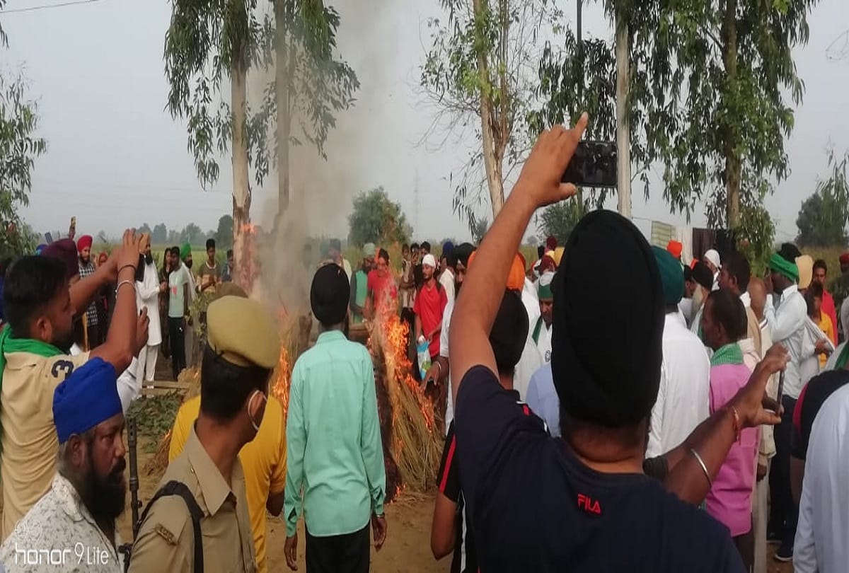 second postmartem of bahraich farmer completed at early hours on wednesday