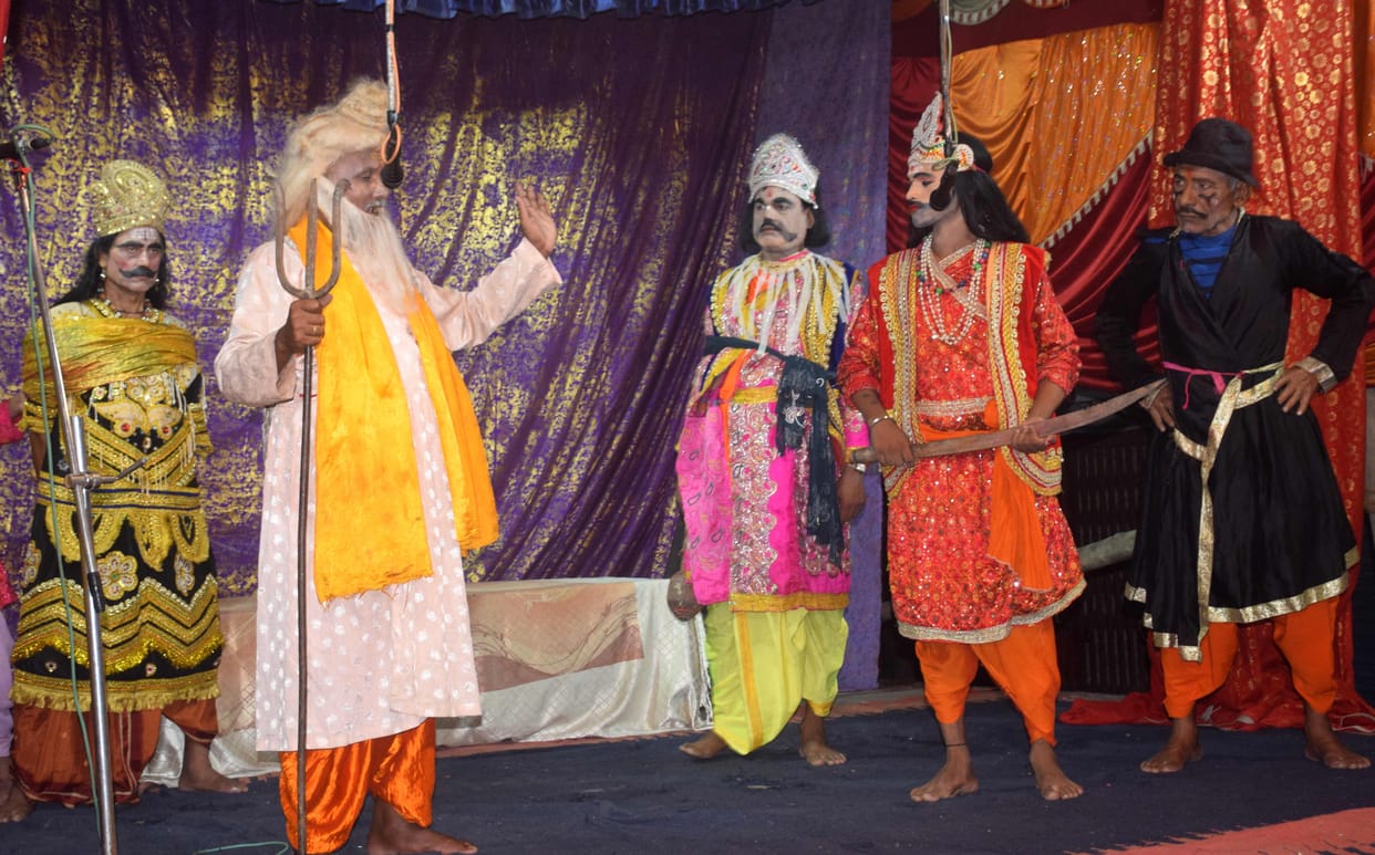 Ravana created a ruckus due to atrocities