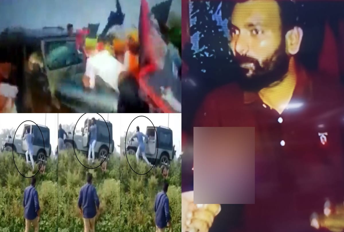 lakhimpur kheri violence news Sumit Jaiswal statement driver had increased speed to avoid crowd