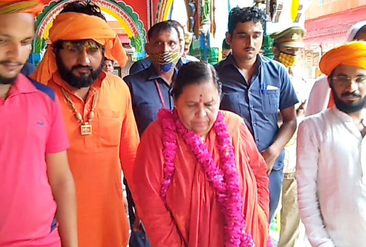 Uma Bharti reached Ayodhya, did darshan-worship in Ramlala and Hanumangarhi, said politics is not right in the farmers' movement