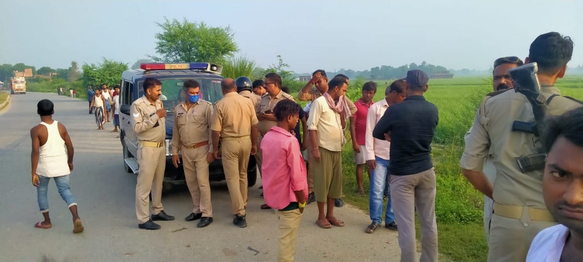 Second murder in Bhadohi: young man murder by slitting his throat dead body found on roadside