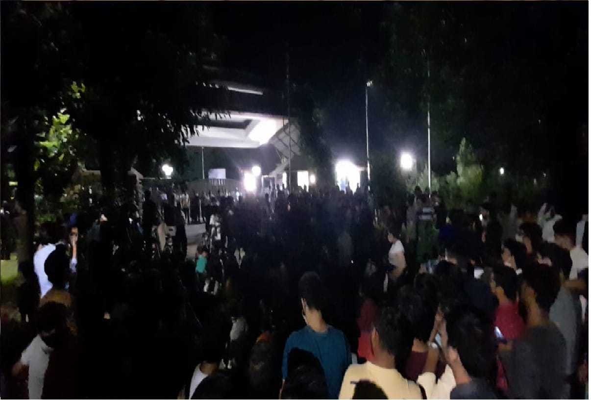 SMVD University Katra protest INTERNET services snapped