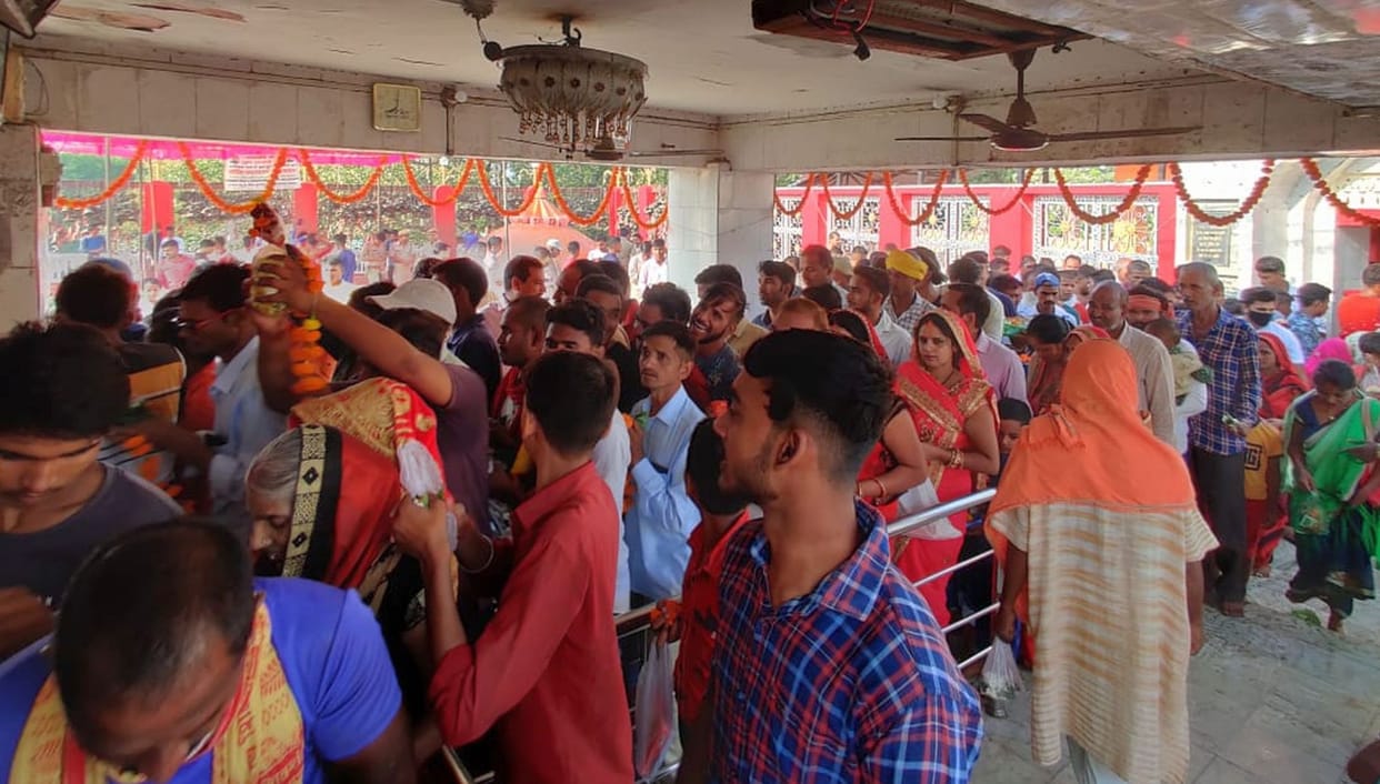 Flood of faith in goddess temples