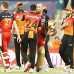 आईपीएल 2021 में हैदराबाद vs बैंगलोर