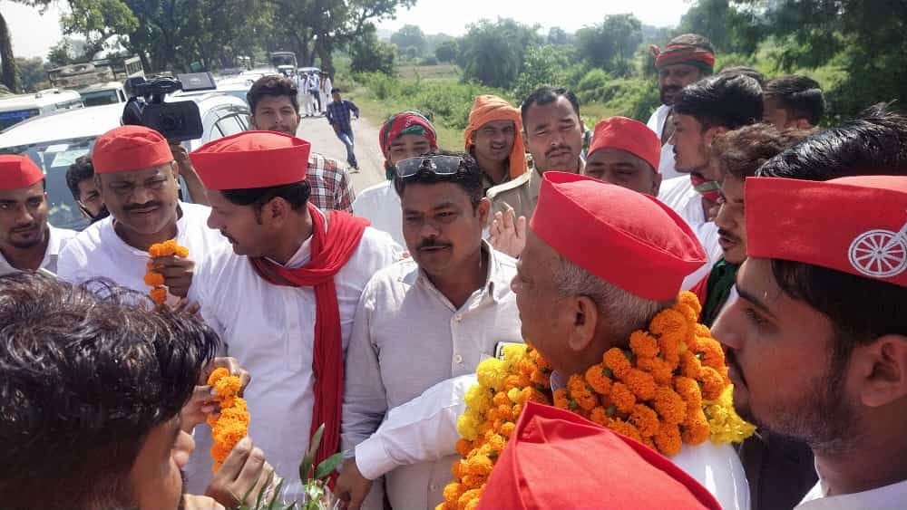 State President met the traders after doing Kamadgiri Parikrama