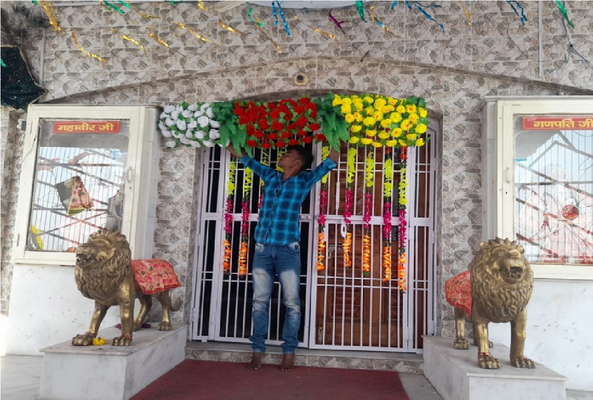 Navratri: City of temples painted in the colors of Mother Bhagwati, see special pictures of preparations