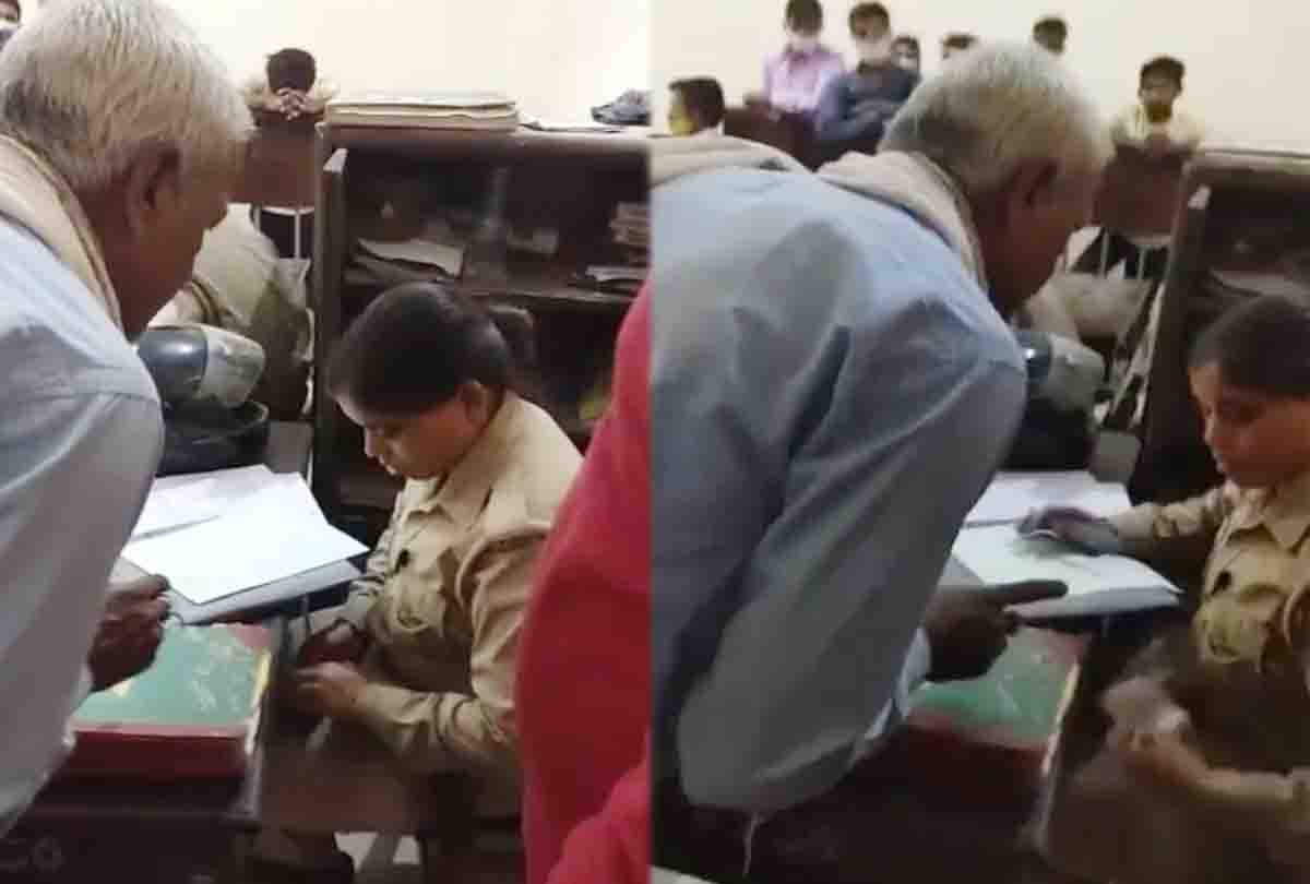 Unnao: Video of Moharrir female constable taking bribe in POCSO court goes viral, suspended