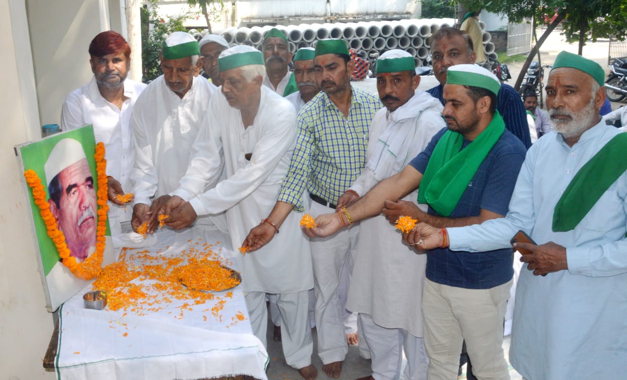 86th birth anniversary of BKU founder Baba Mahendra Singh Tikait celebrated