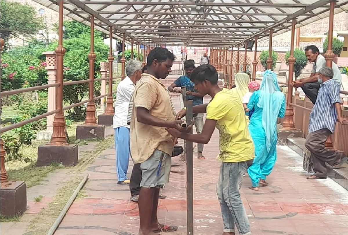 Navratri: City of temples painted in the colors of Mother Bhagwati, see special pictures of preparations