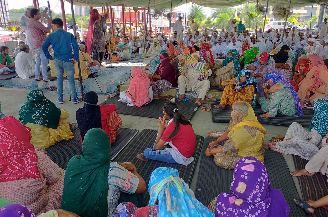 Farmers blocked the Hisar-Chandigarh highway