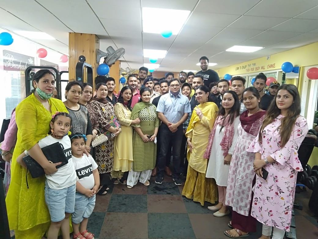 dsp innaugreted fitness center in rampur