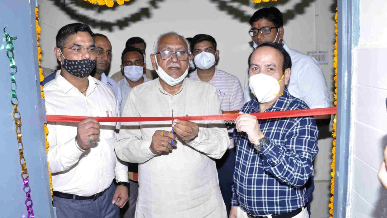 MoS inaugurates oxygen plant in civil hospital
