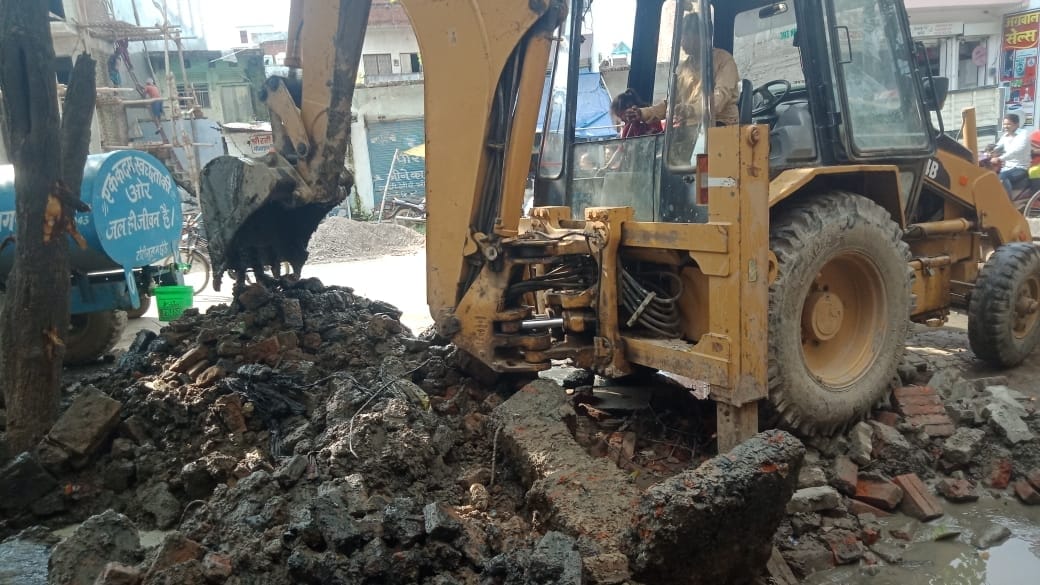PWD removed the problem by cleaning the drain