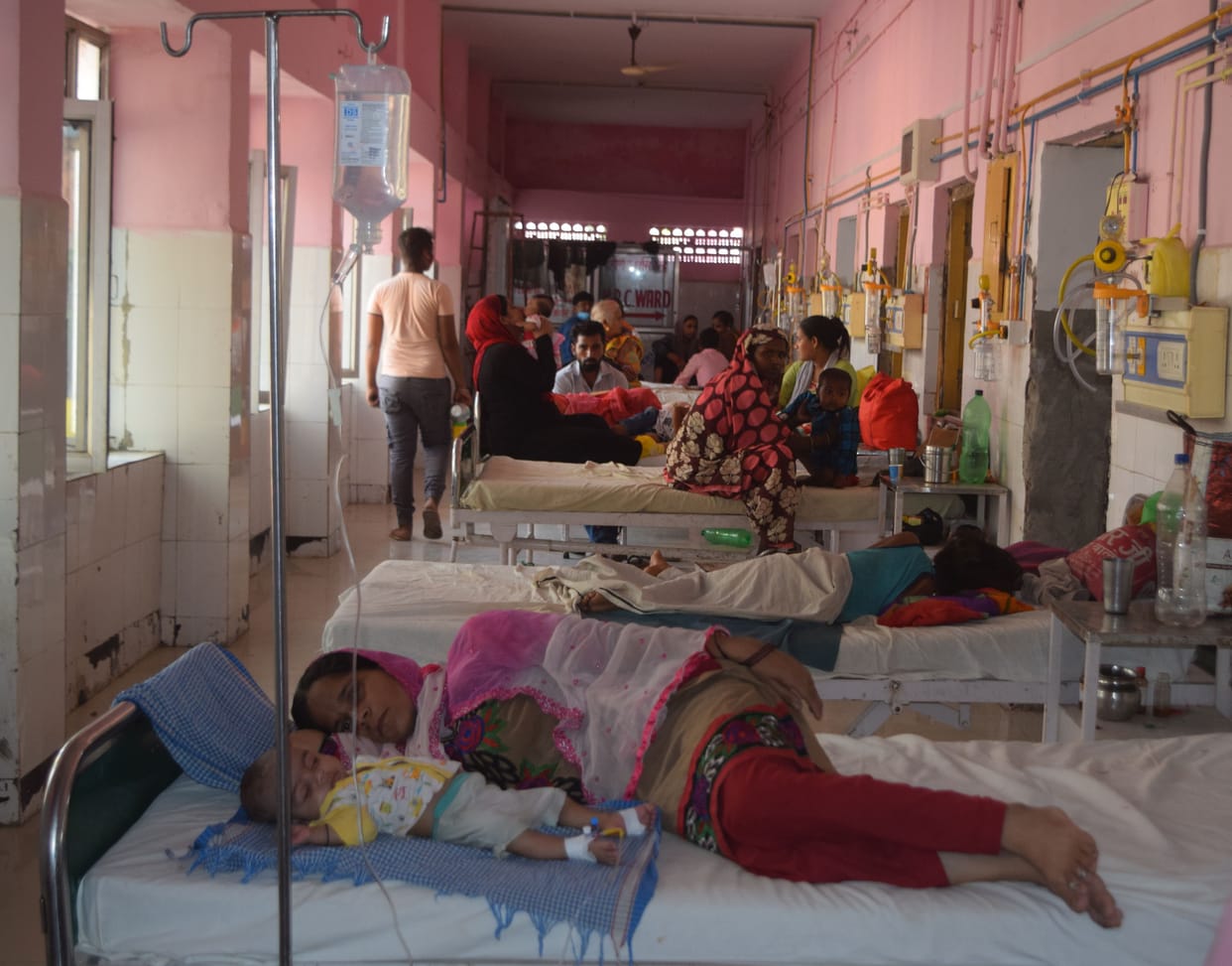 Two year old girl dies of fever