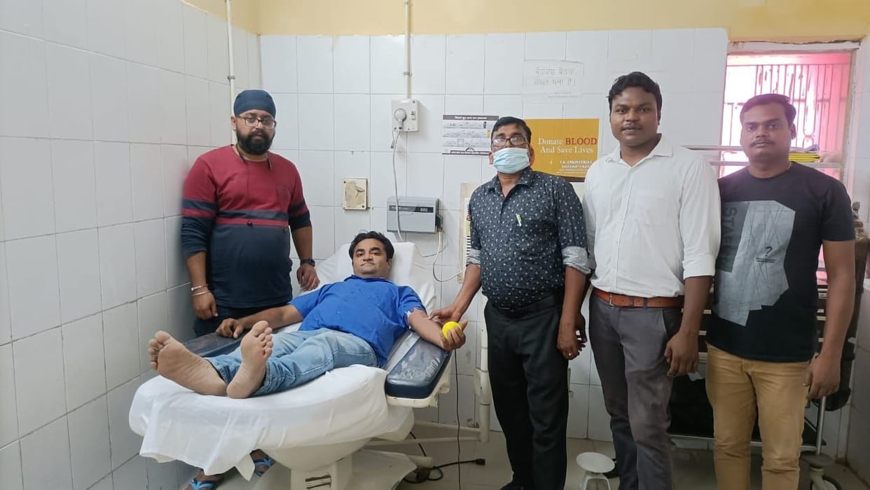 Saved life by donating blood