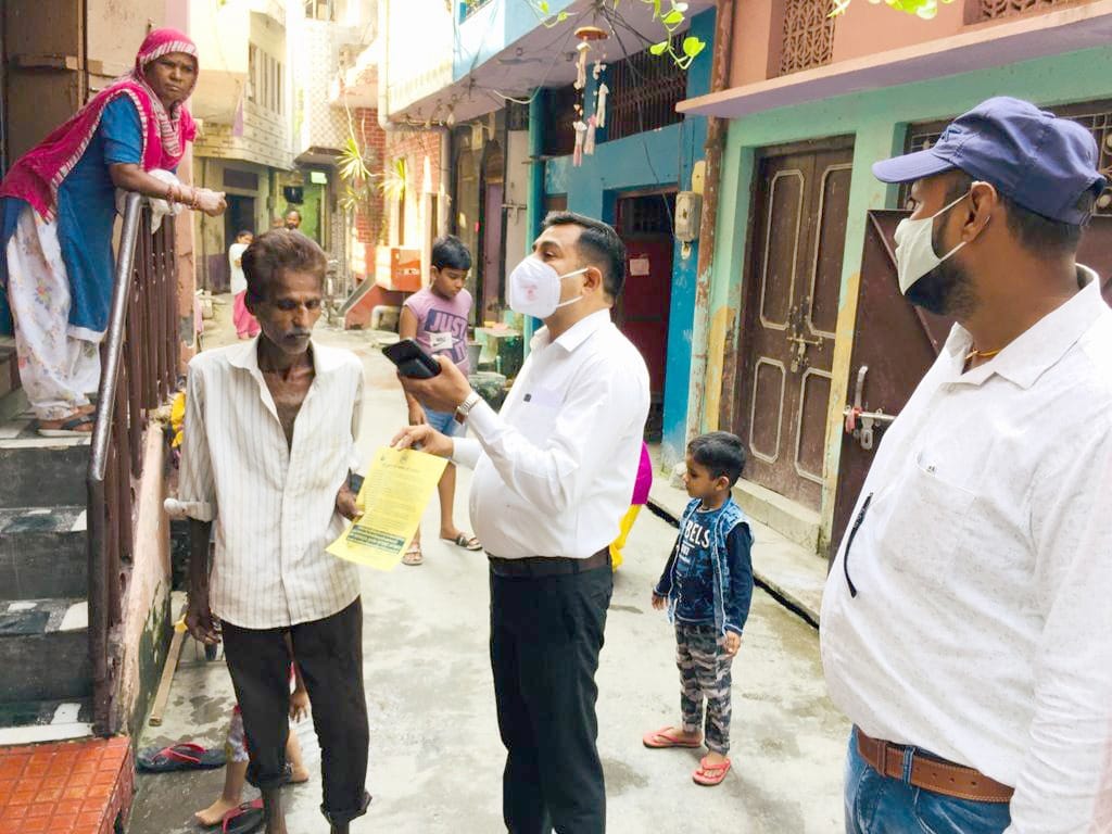 Officials reached the slums to enroll children