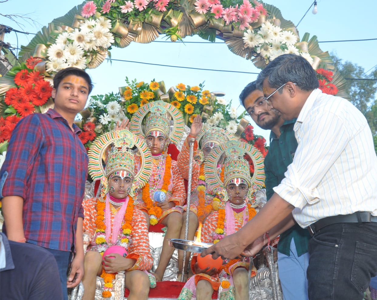 Mathura: The tableau of the child form of the four brothers captivated everyone